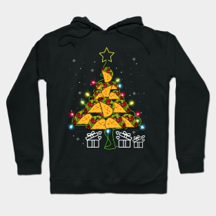 Funny Tacos Christmas Tree Lights Ugly Christmas Sweater Hoodie